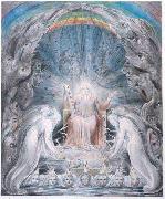 Four and Twenty Elders Casting their Crowns before the Divine Throne William Blake